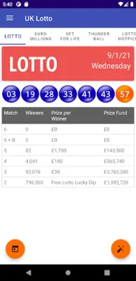 UK Lotto - AI Prediction android App screenshot 7